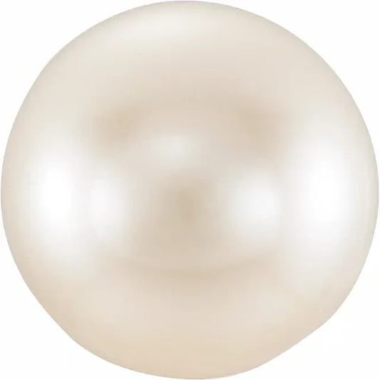 4 mm Near Round Undrilled A White Freshwater Cultured Pearl  (B)