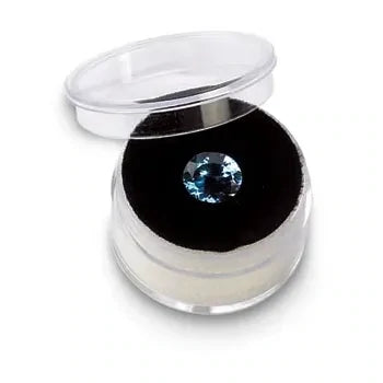 Clear Acrylic Gem Container with Reversible Insert