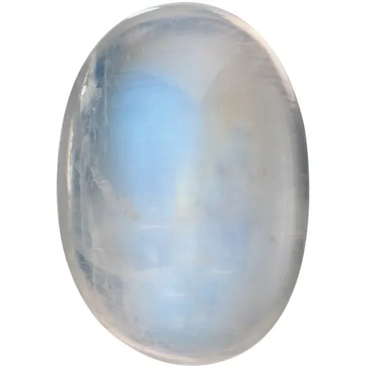 7x5 mm Oval Cabochon AA Natural Rainbow Moonstone