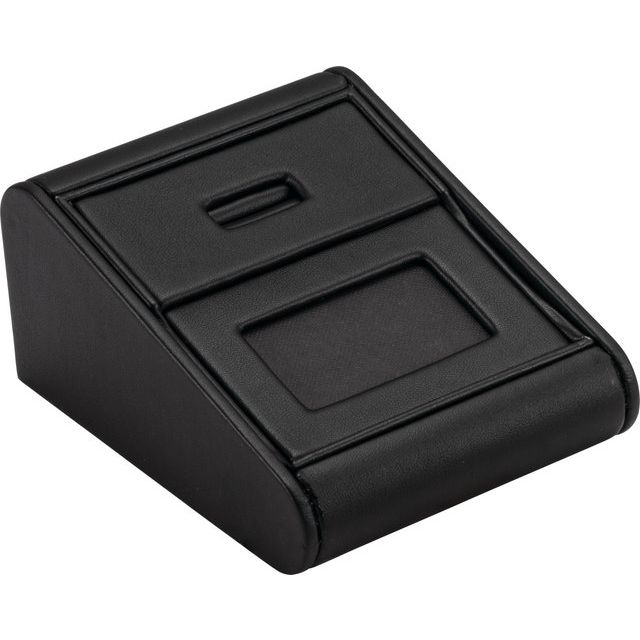 Black Matte Leatherette  ID Tray